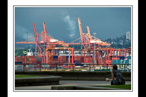 Cost cutter: terminal handling charges at Vancouver are nearly half those in Los Angeles. Credit: Claude Robillard